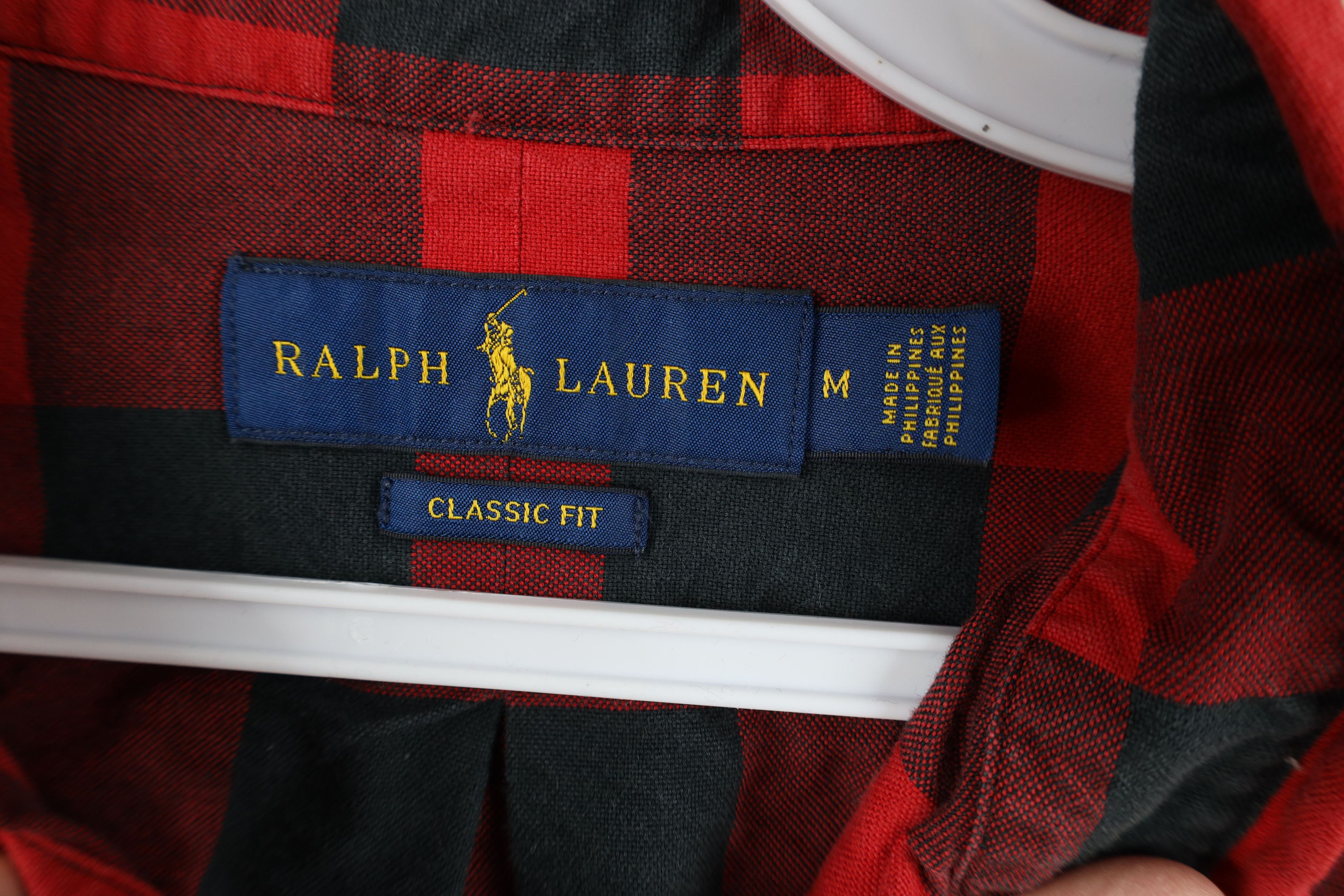 Ralph Lauren Vintage Ralph Lauren Fit Collared Button Down Shirt Red Size US S / EU 44-46 / 1 - 9 Thumbnail