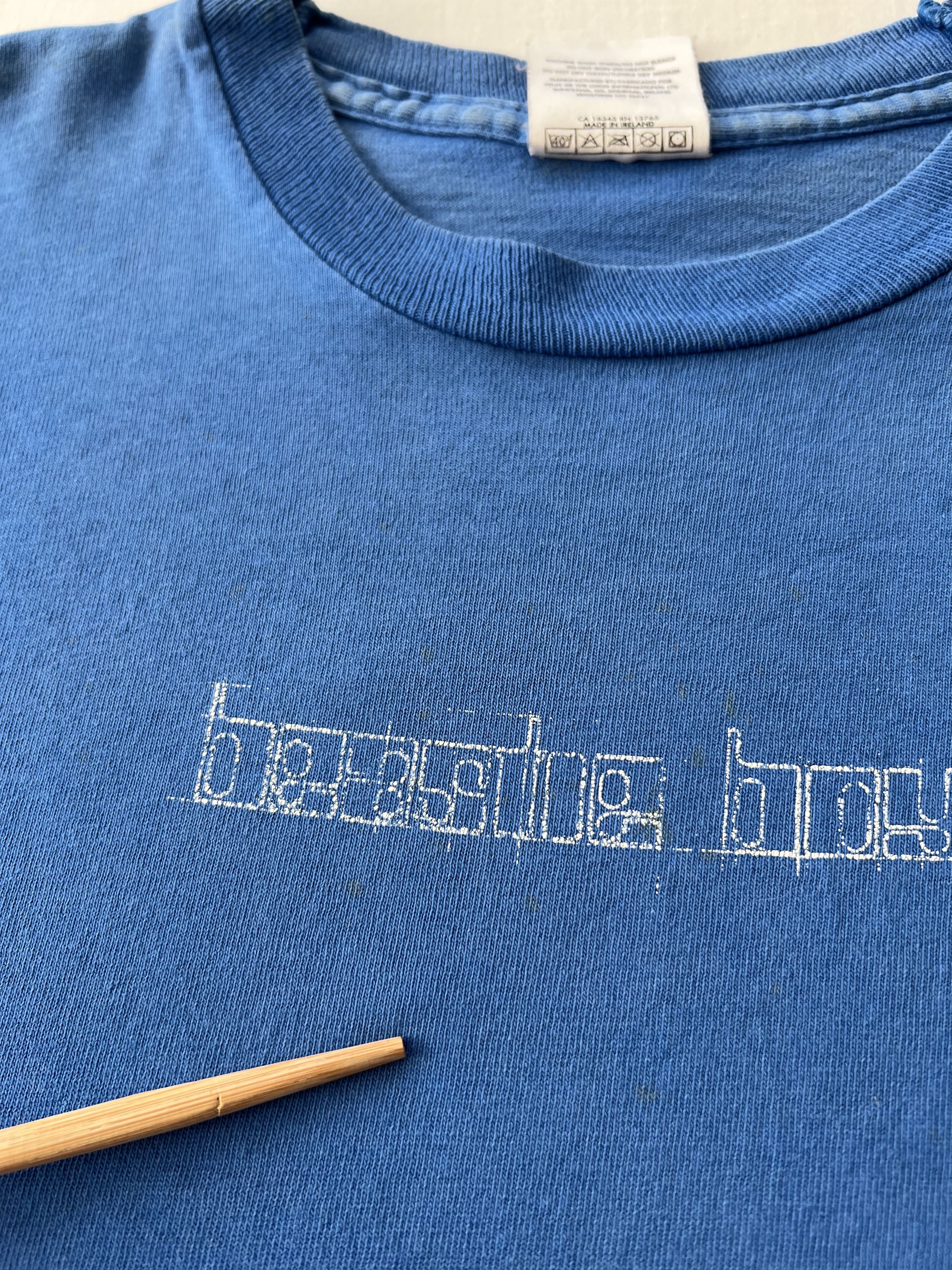 Band Tees Vintage 90s Beastie Boys Hello Nasty Blue T-shirt Size US L / EU 52-54 / 3 - 4 Thumbnail