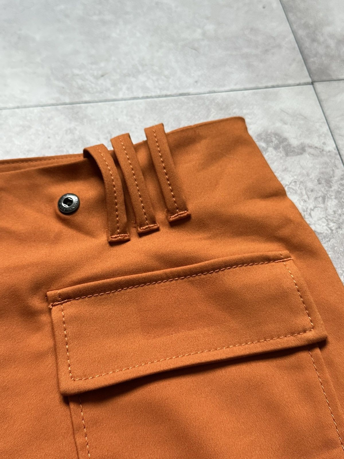 Cop Copine Cop Copine Mayabis Orange Mini Skirt Belt Pockets Taille 36 Size 25" / US 0 / IT 36 - 6 Thumbnail