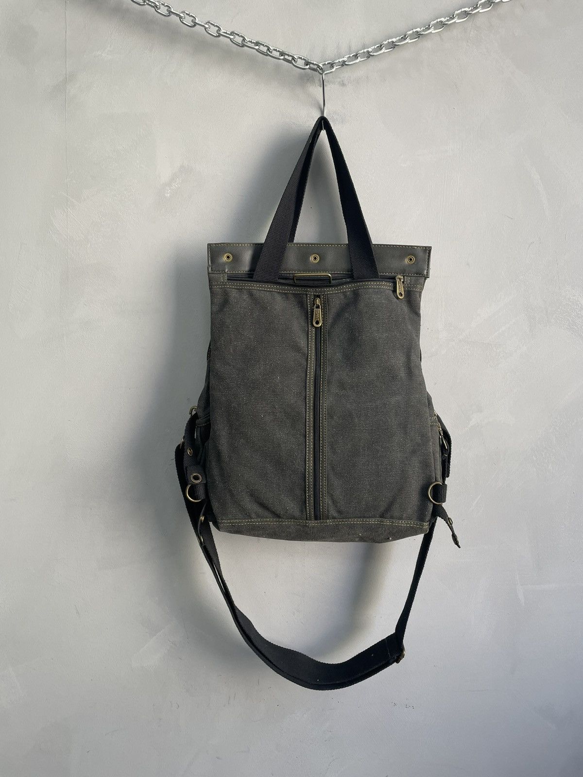 Diesel Messenger bag canvas diesel style army style y2k Size ONE SIZE - 11 Thumbnail