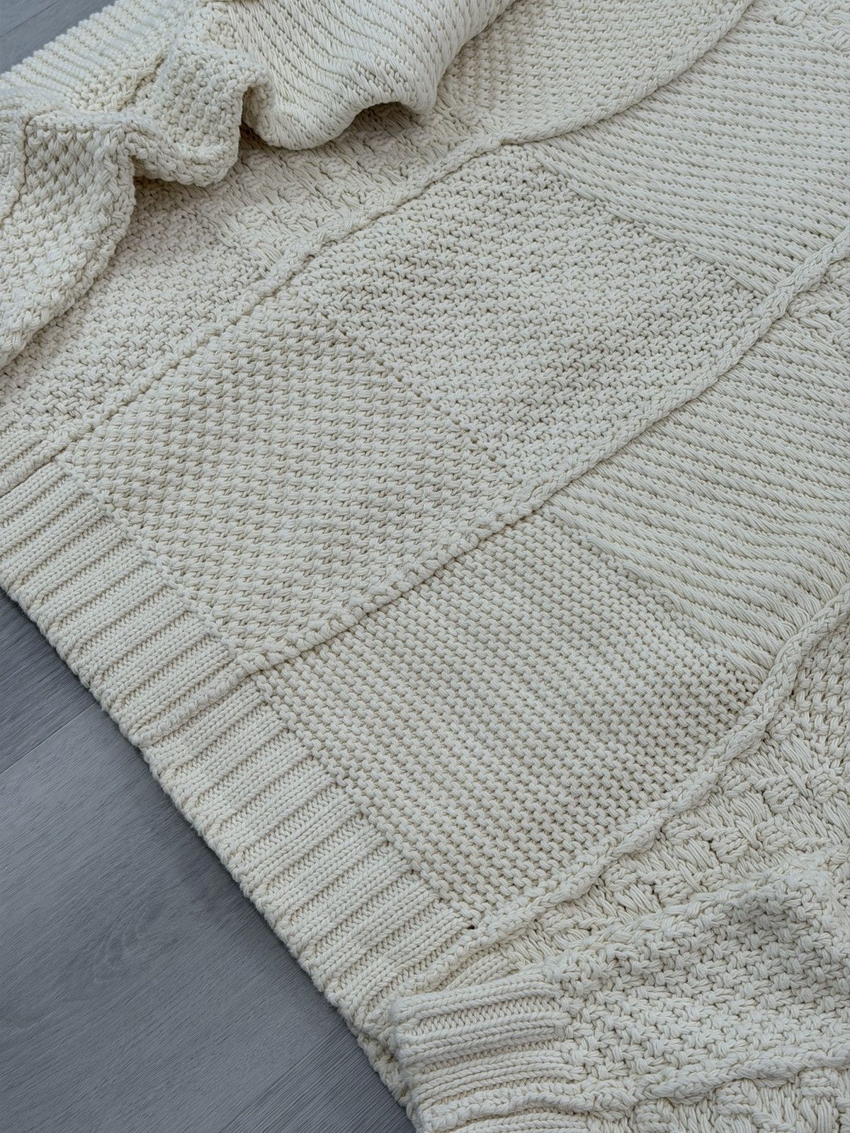 JW Anderson JW Anderson SS20 Cotton Patch Work Heavyweight Knit Sweater Size US XL / EU 56 / 4 - 5 Thumbnail
