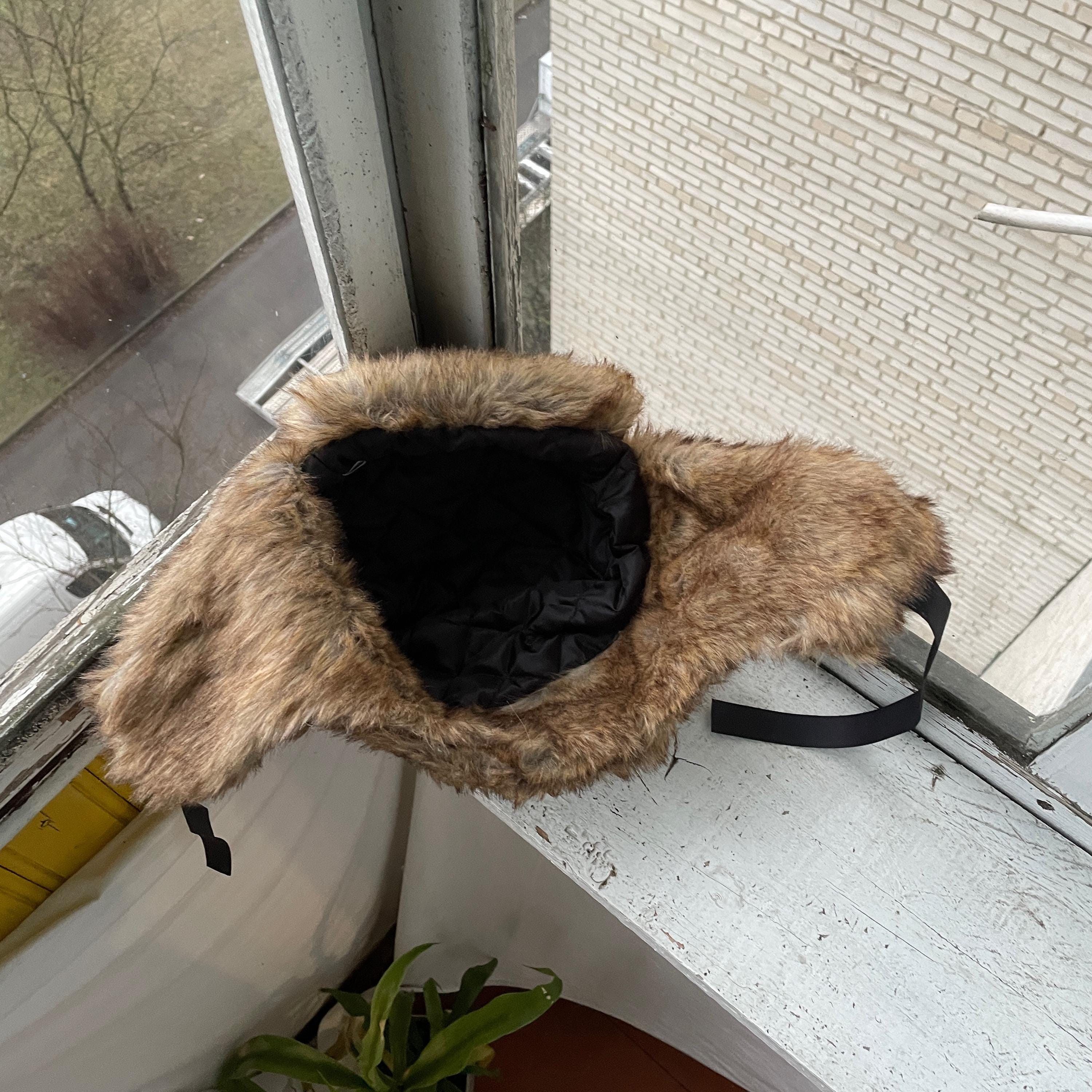 Other Alt Ushanka Fuzzy Trapper Fur Winter Hat Size ONE SIZE - 4 Thumbnail