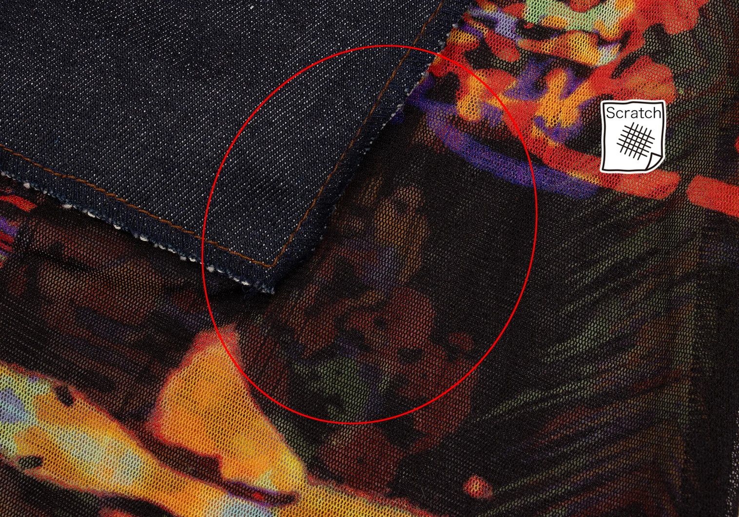 Jean Paul Gaultier Psychedelic Pattern Power Net Flare Denim Pants Blue 46 Size US 30 / EU 46 - 13 Thumbnail