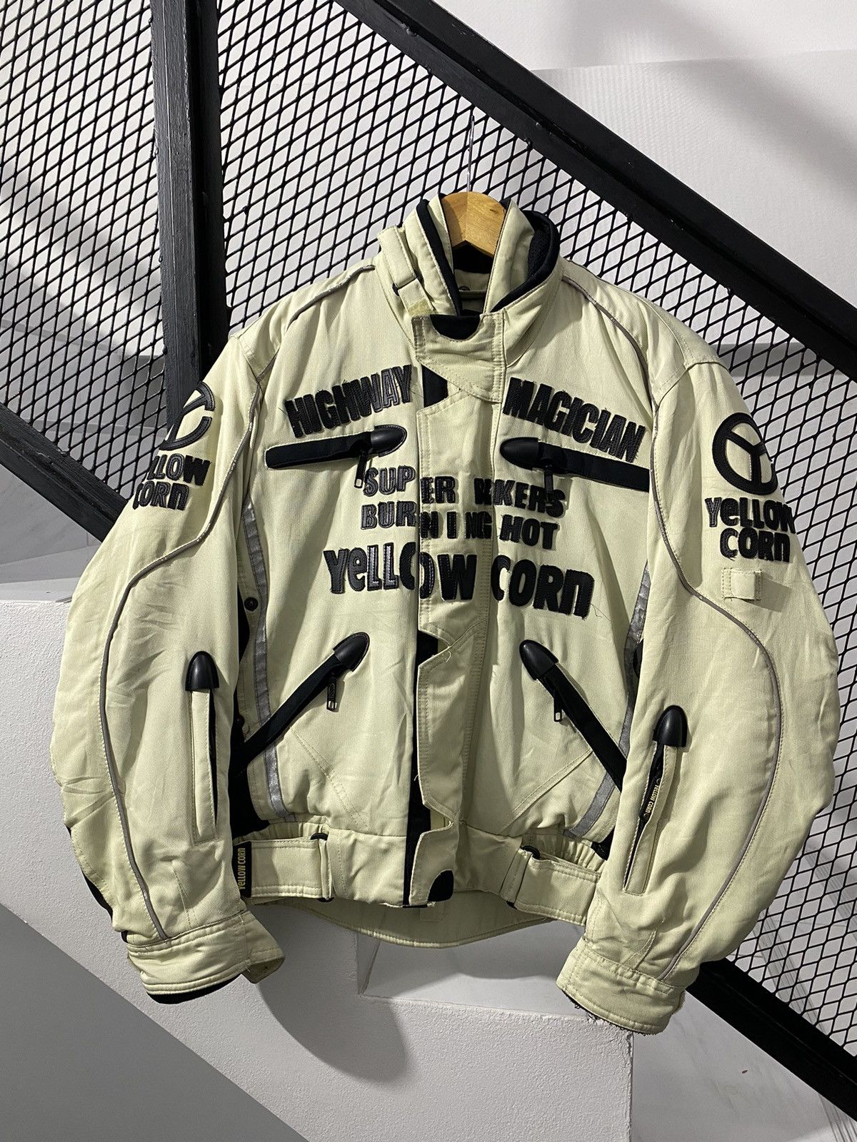 Racing × Vintage × Yellow Corn YELLOW CORN RACING JACKET SLEDGE HAMMER ...