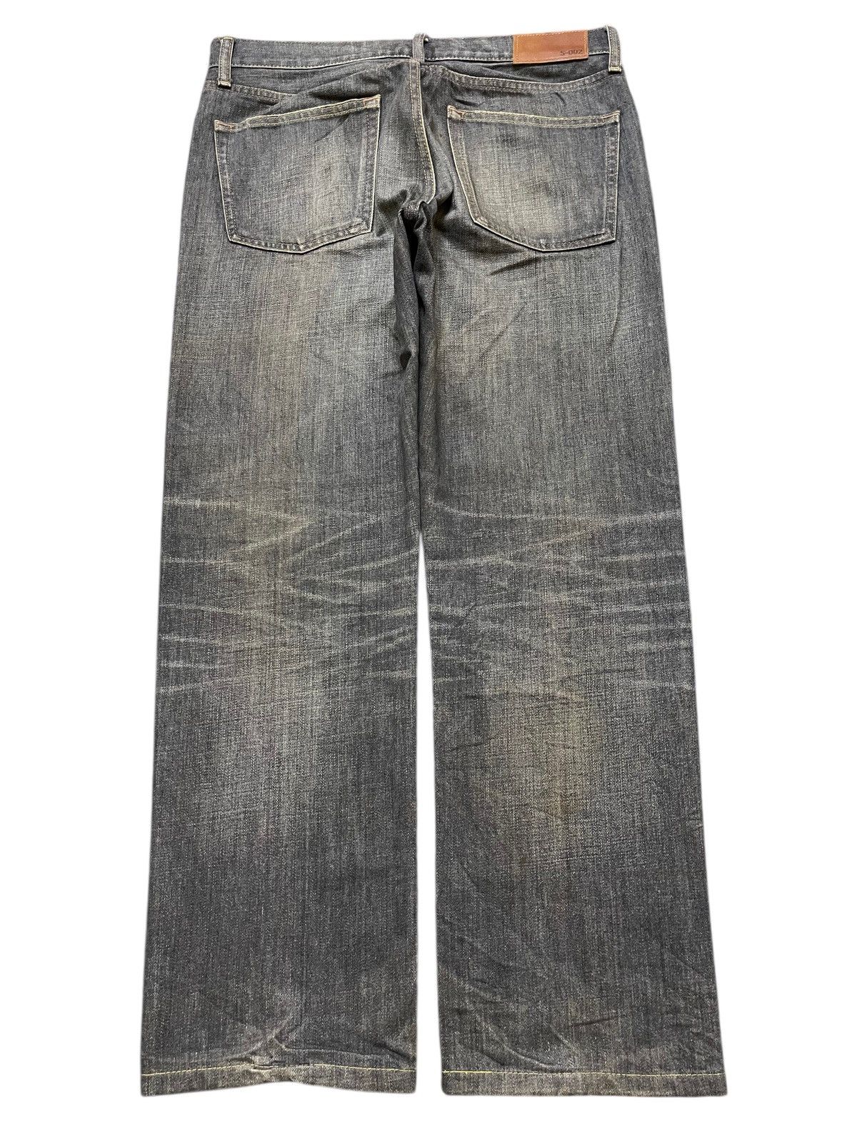 Uniqlo Vintage Japanese Uniqlo Mud Wash Faded Style Baggy Jeans Size US 32 / EU 48 - 2 Thumbnail