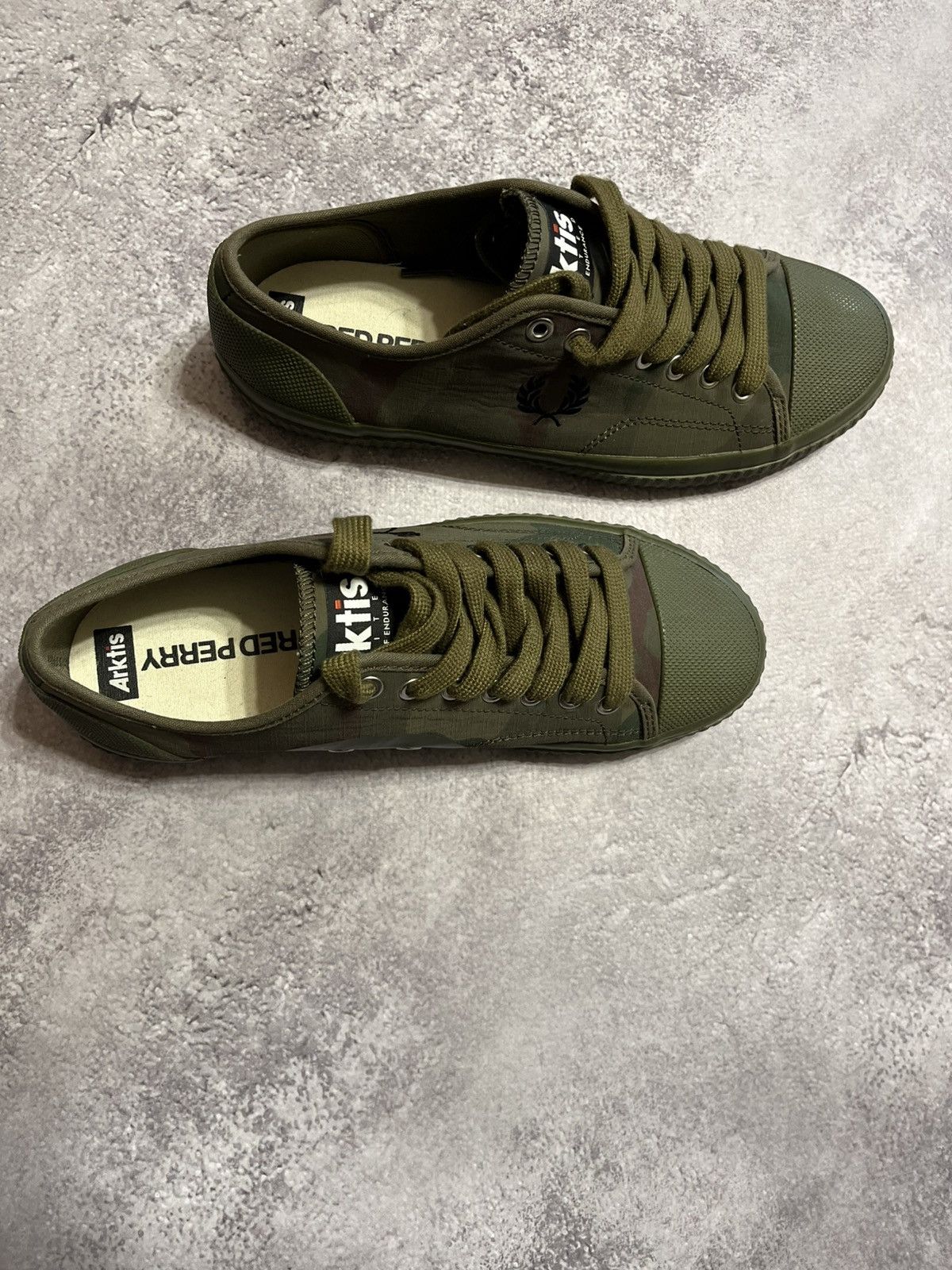 Fred Perry Fred Perry x Arktis limited edition Camo low trainers Size US 8 / EU 41 - 3 Thumbnail