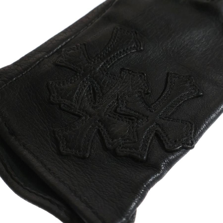 Chrome Hearts Chrome Hearts Cemetery Cross patch Leather Gloves Size ONE SIZE - 5 Thumbnail