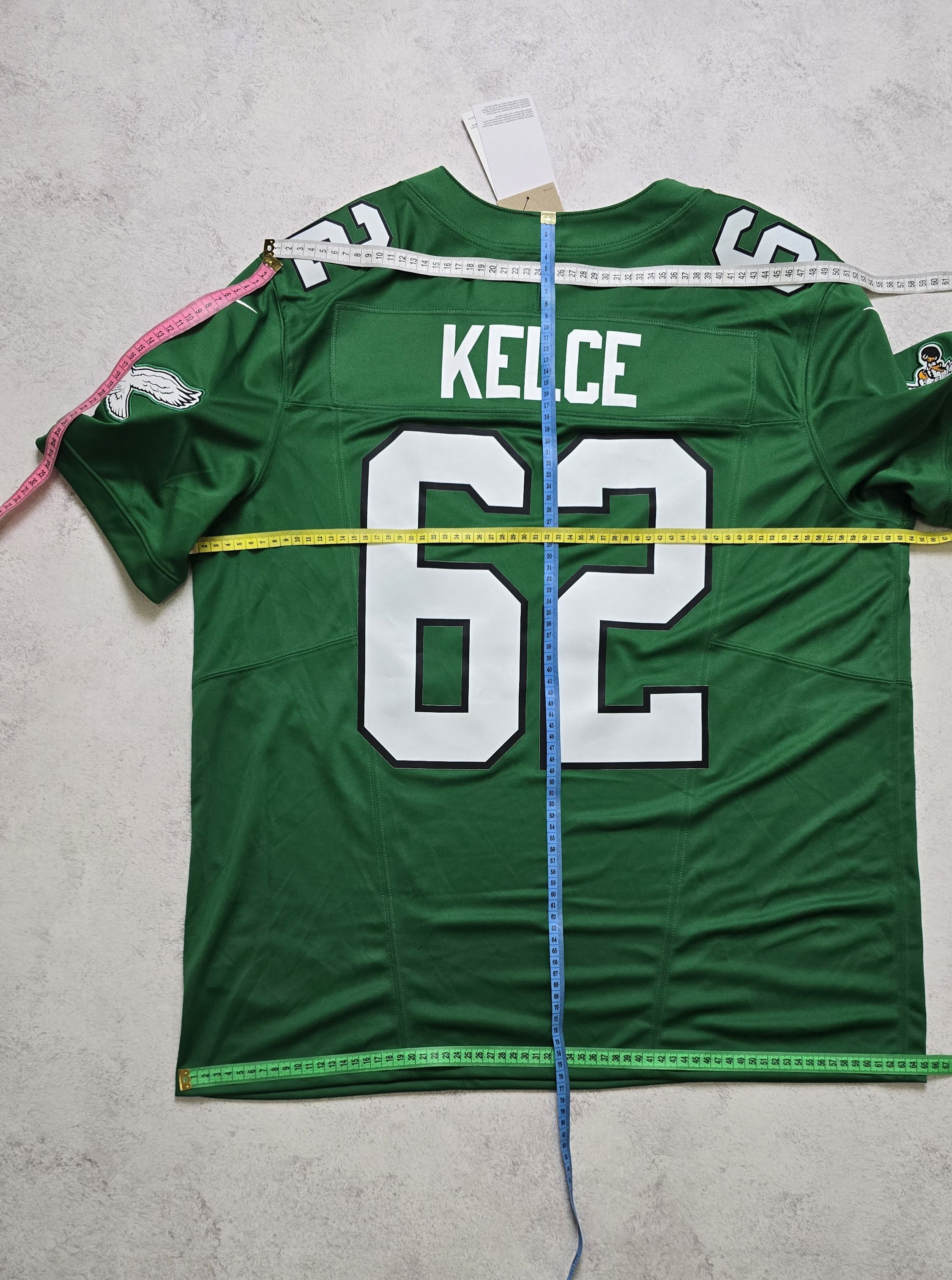 Nike Jason Kelce Philadelphia Eagles FUSE Limited Jersey Kelly Size US XL / EU 56 / 4 - 4 Thumbnail