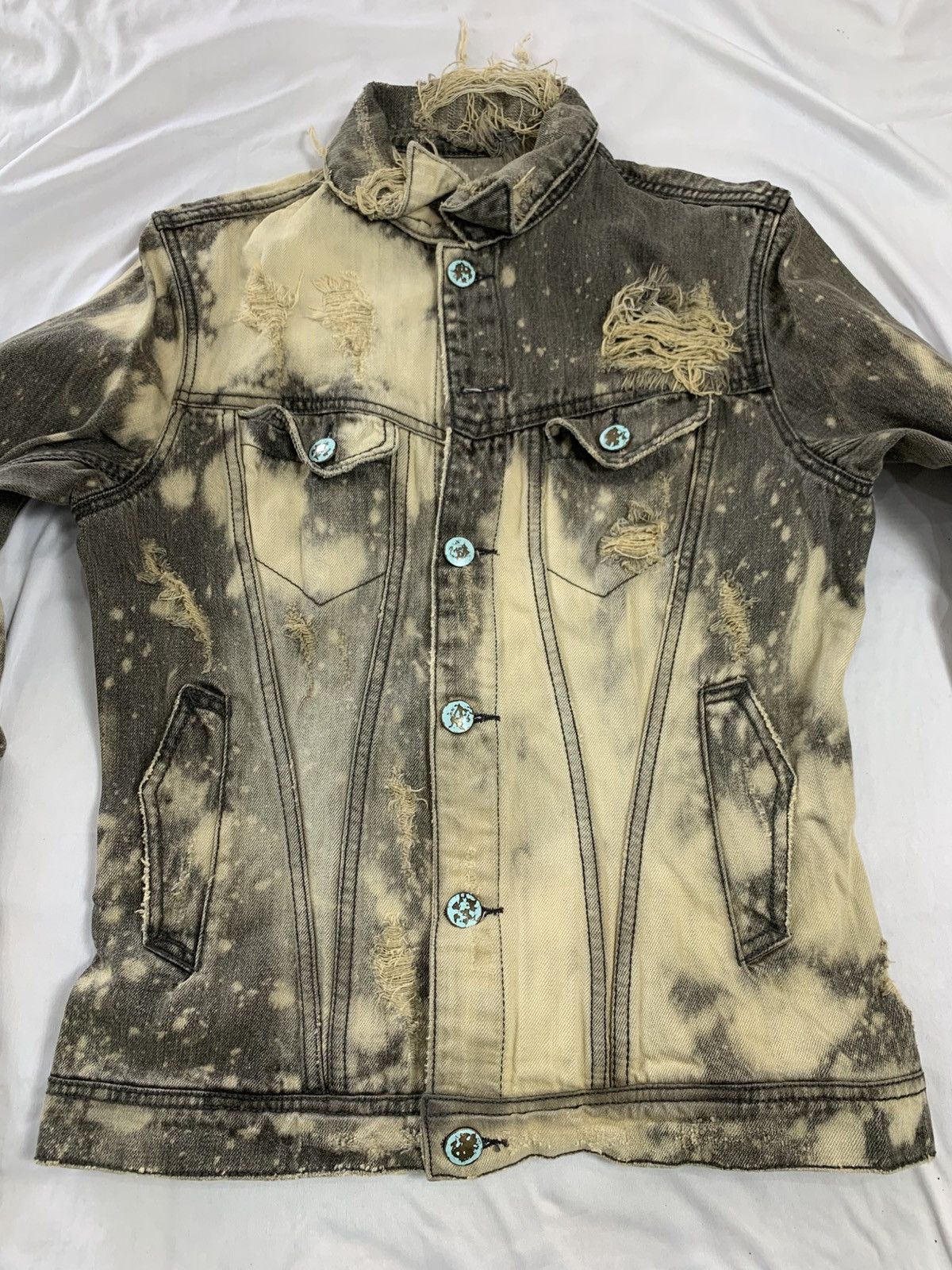 GOA GOA undefined distress jacket vkei style punkgoth archives Size US M / EU 48-50 / 2 - 14 Thumbnail