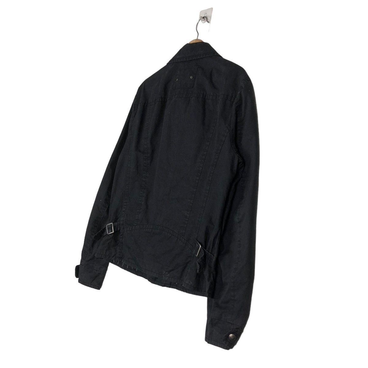Armani Exchange 🔥CROPPED BIKER JACKET RACER STRIPED DESIGN ARMANI EXCHANGE Size US S / EU 44-46 / 1 - 8 Thumbnail