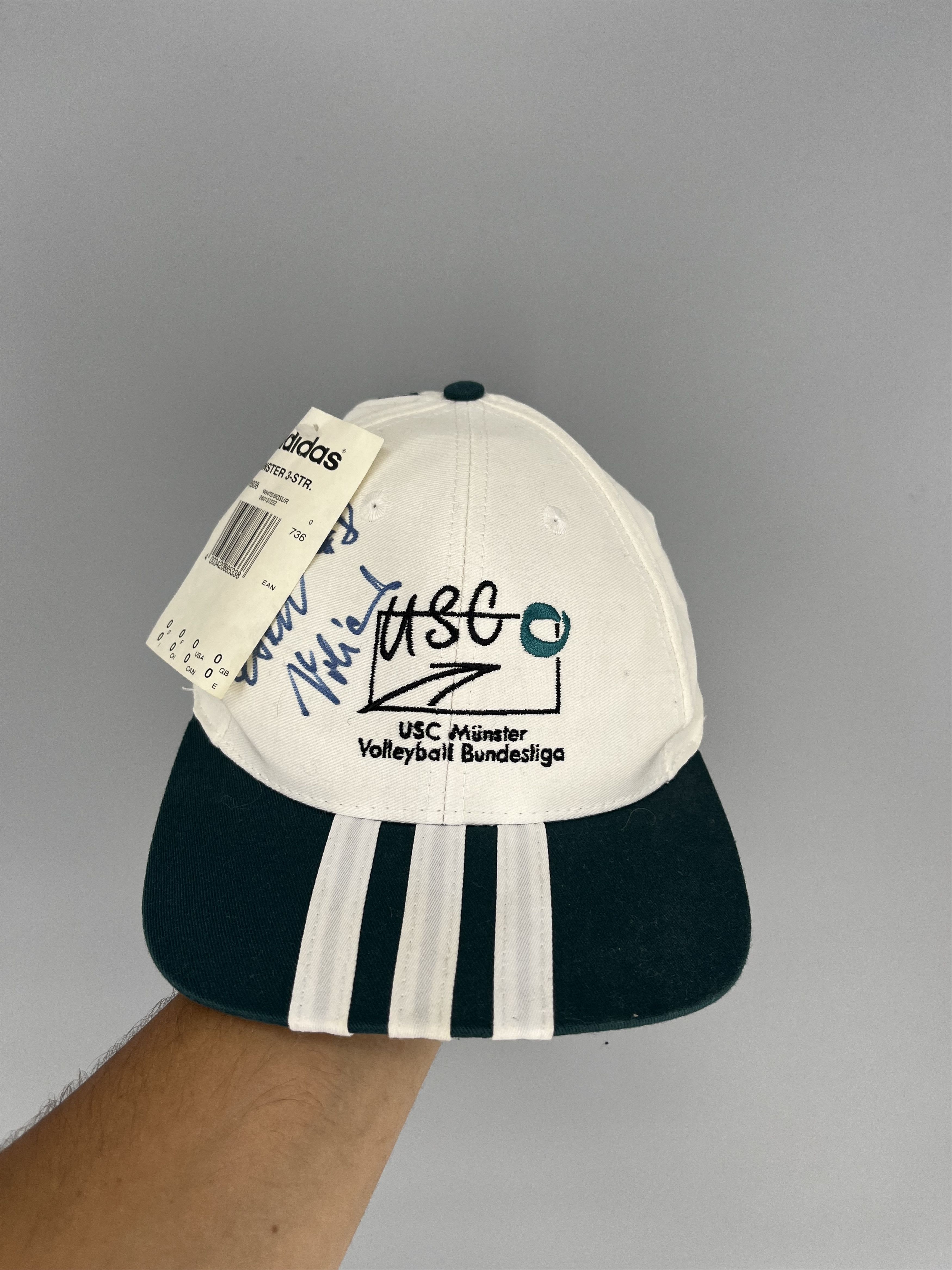 Adidas Vintage Adidas usc münster volleyball bundesliga VERY RARE Size ONE SIZE - 1 Thumbnail
