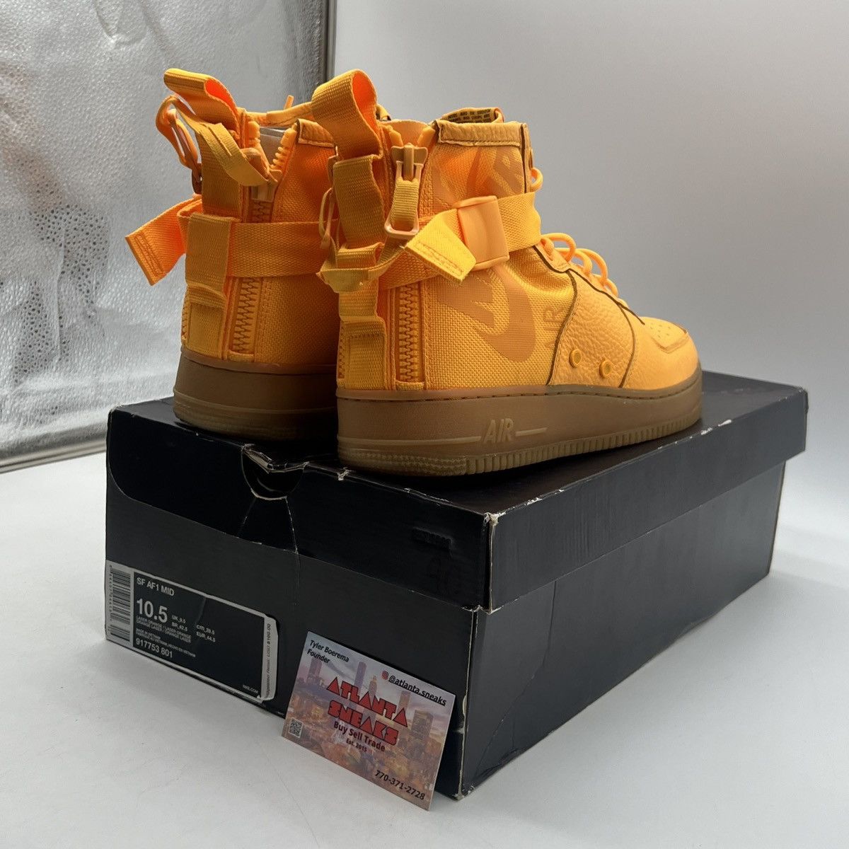 Nike Air Force 1 mid obj Size US 10.5 / EU 43-44 - 5 Thumbnail