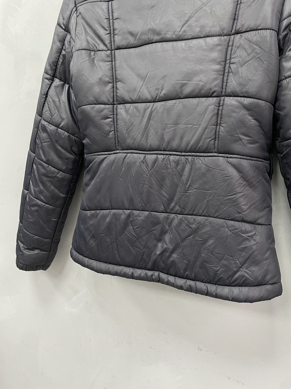Diesel Diesel Black Puffer Jacket Biker Zipper Style Y2K Goth Size S / US 4 / IT 40 - 12 Thumbnail