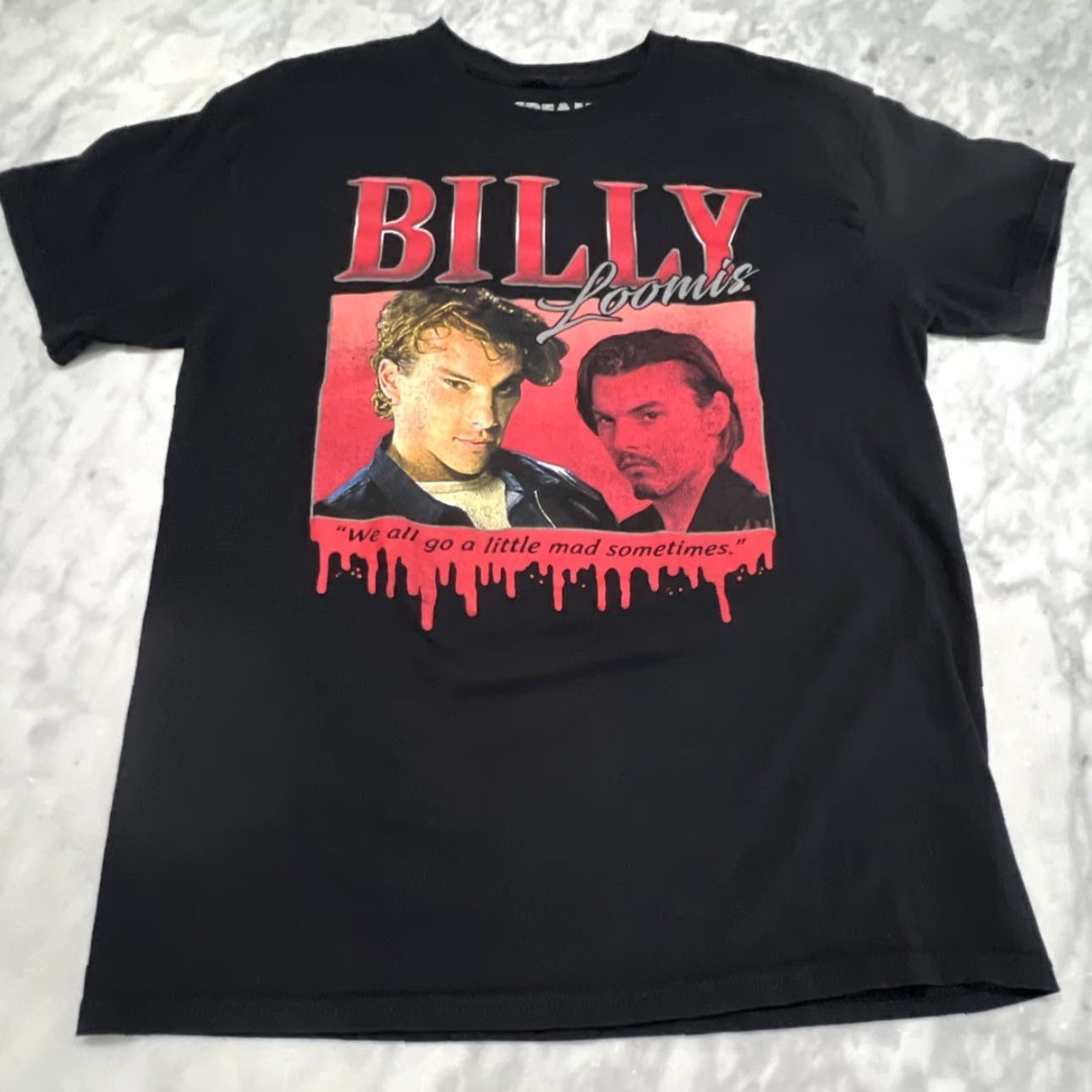 Vintage Scream Billy Loomis T-Shirt Unisex Adults Large Black Horror Cotton 2020s Size US L / EU 52-54 / 3 - 3 Thumbnail