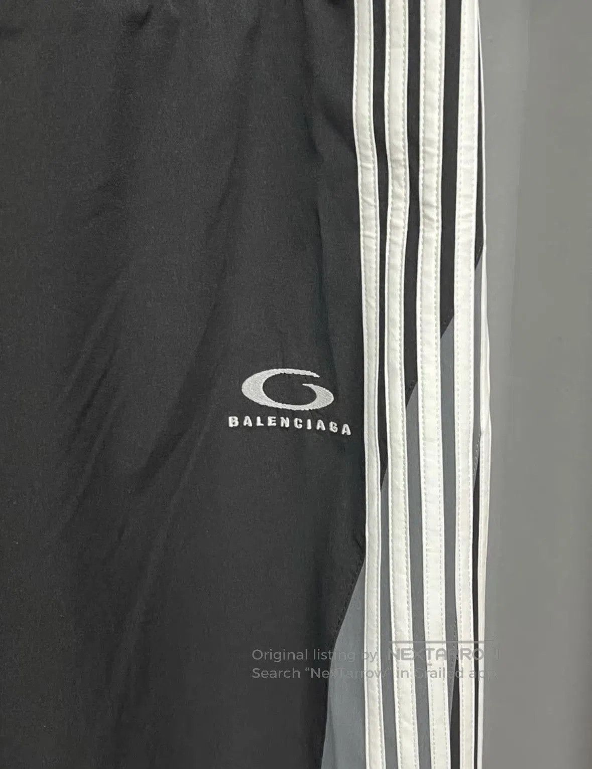 Balenciaga Balenciaga Black Blue double layer Paneled Sweatpants. Size US 30 / EU 46 - 3 Thumbnail