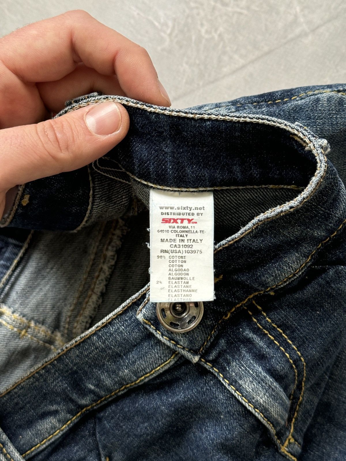 Miss Sixty Vintage Miss Sixty Denim Mini Skirt Chain Zip Y2k Style Size 30" / US 8 / IT 44 - 10 Thumbnail