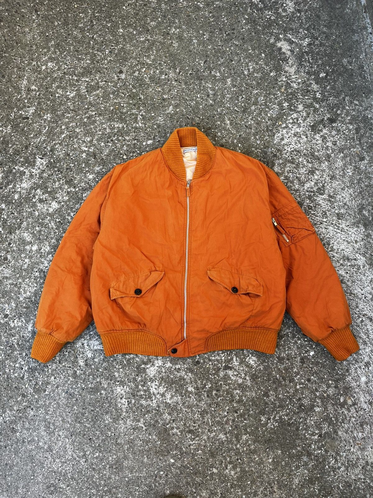 Massimo Osti × Stone Island Very rare 80s Boneville Navy Arctic Bomber Jacket Size US L / EU 52-54 / 3 - 2 Thumbnail