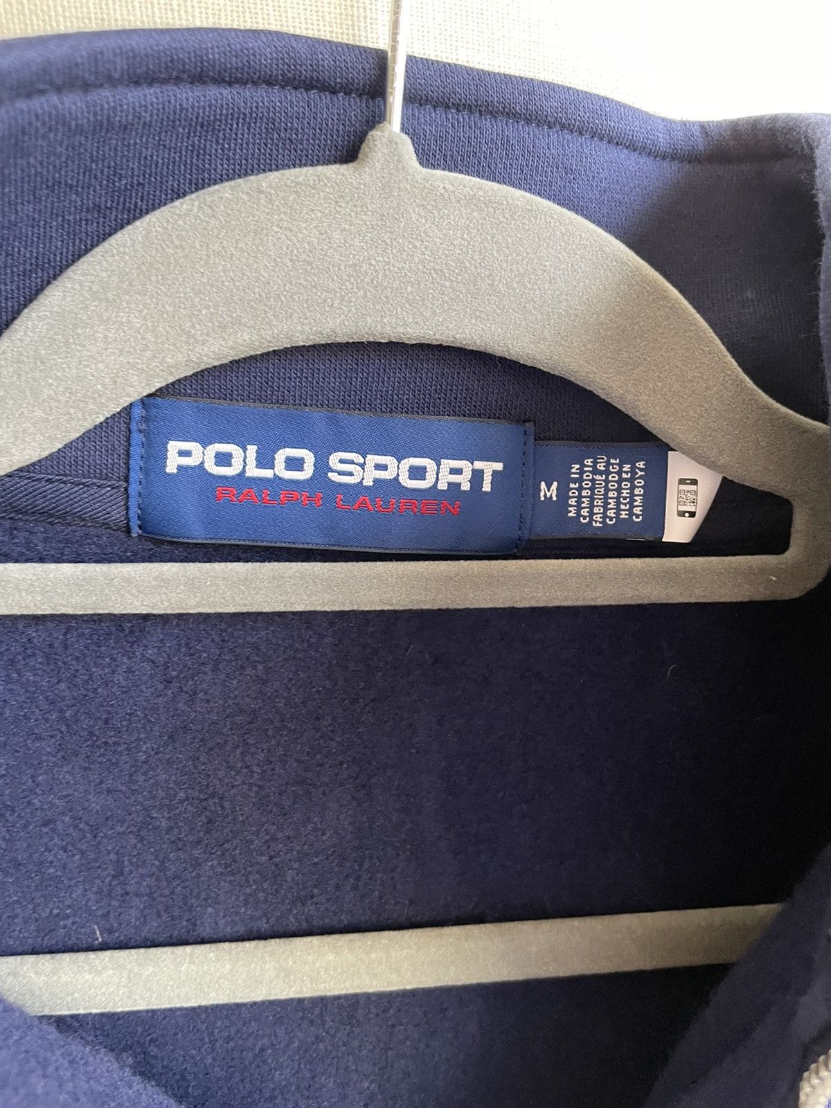 Polo Ralph Lauren Navy Polo Sport Half Zip Sweater Size US M / EU 48-50 / 2 - 3 Thumbnail
