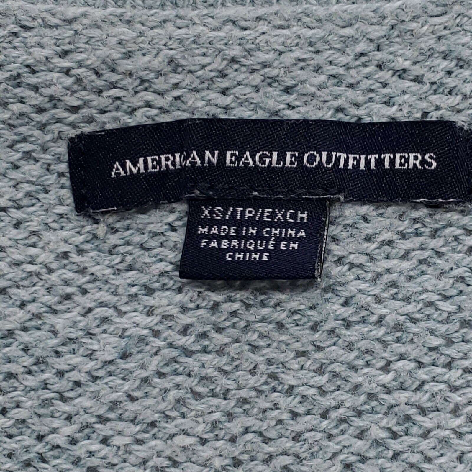American Eagle Outfitters American Eagle Pullover Cotton Sweater Womens Size XS Green Size XS / US 0-2 / IT 36-38 - 3 Thumbnail