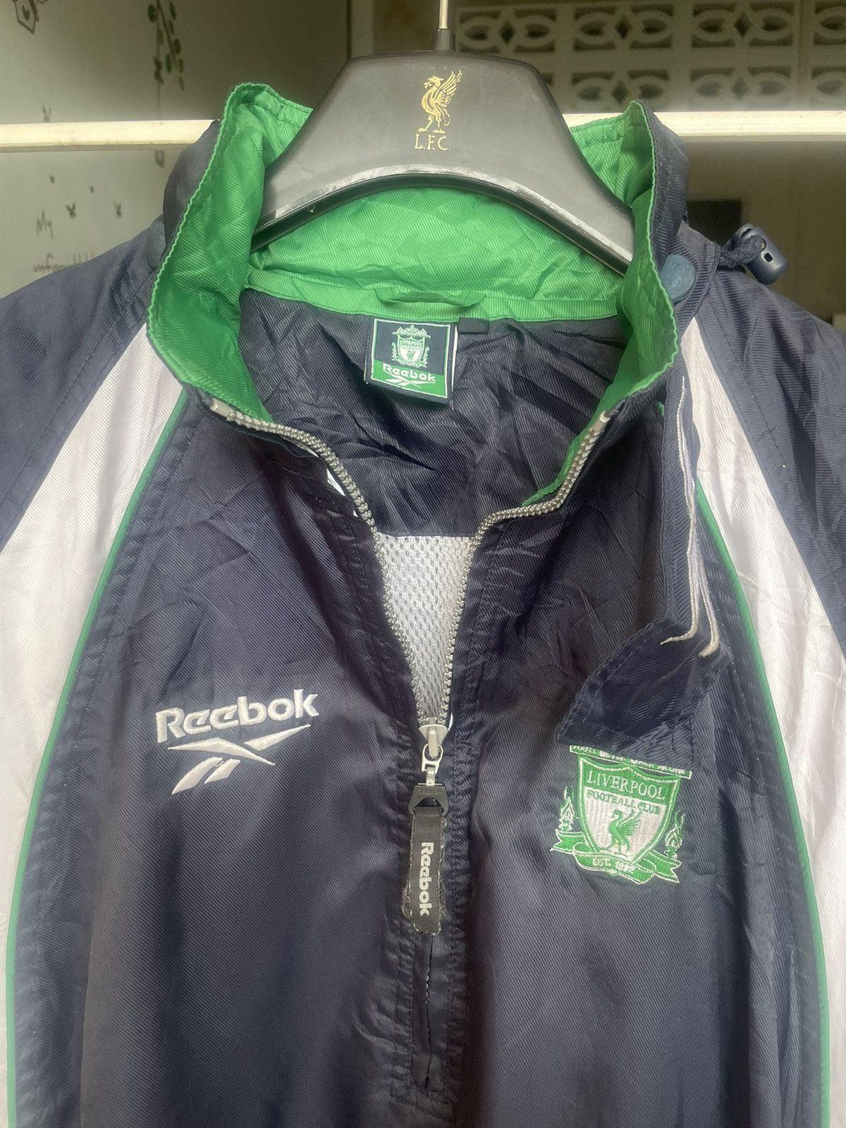 Rains × Vintage Liverpool training Drill top 1999/2000 Size US M / EU 48-50 / 2 - 2 Thumbnail