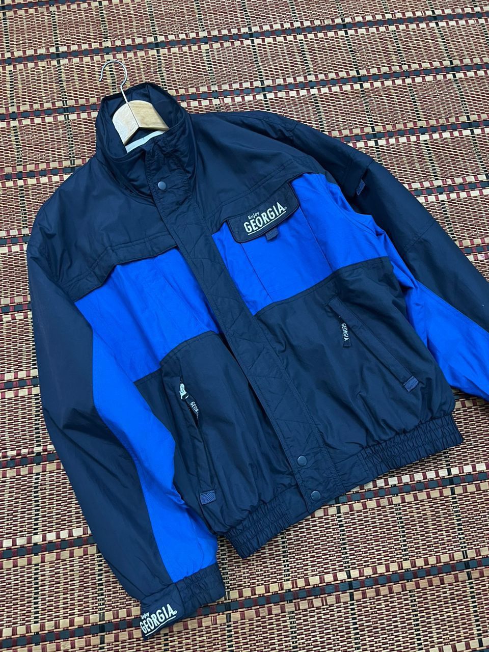 Vintage Enjoy Georgia Coffee Bomber Jacket Size US L / EU 52-54 / 3 - 12 Thumbnail