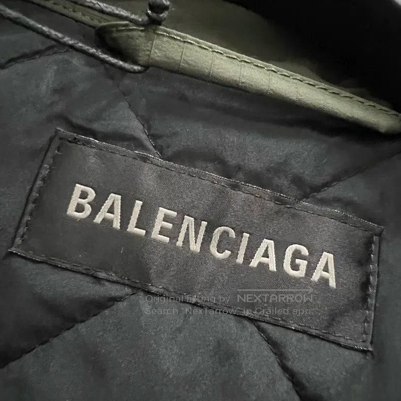 Balenciaga Balenciaga Olive Embroidered Logo Jacket Size US M / EU 48-50 / 2 - 3 Thumbnail