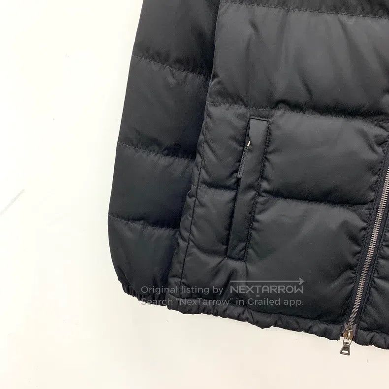 Prada Prada Black hooded drawstring zipper long-sleeved down jac Size XS / US 0-2 / IT 36-38 - 4 Thumbnail
