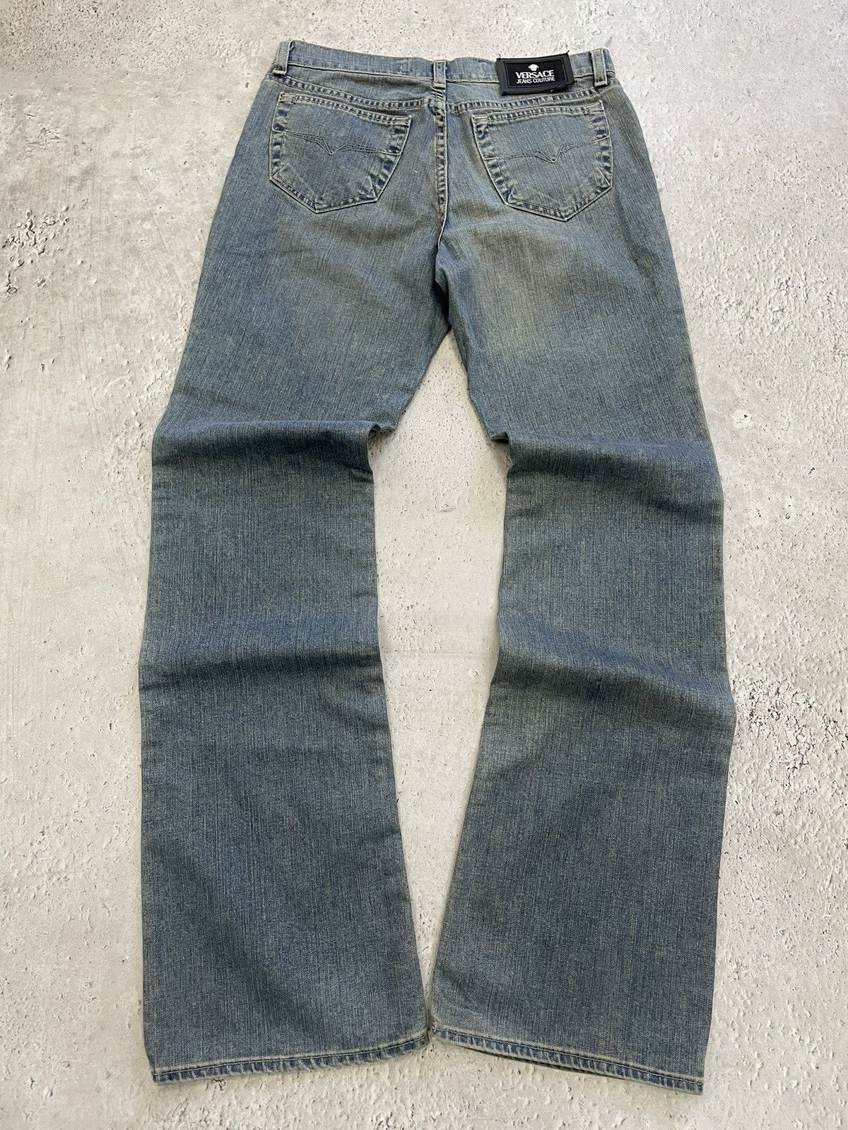 Versace Versace jeans couture denim distressed pants y2k Size US 31 - 13 Thumbnail