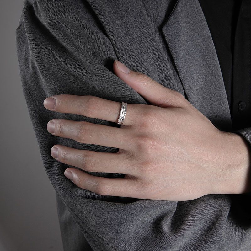 Jewelry Crazy Jewelry Rings Open Size Chrome Ring (Size 7-13) Size ONE SIZE - 5 Thumbnail