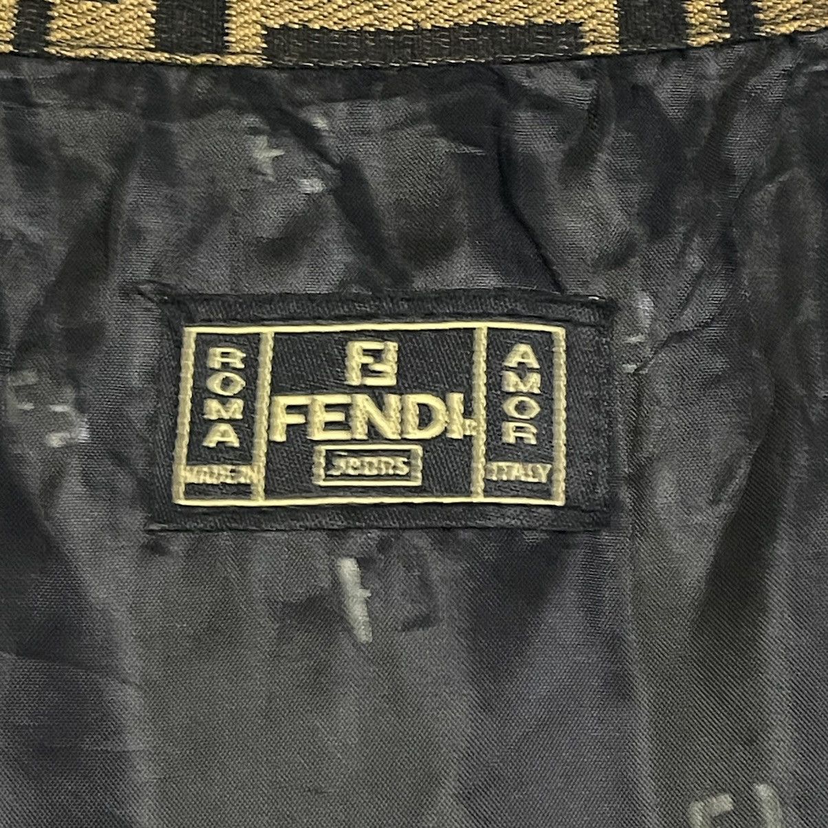 Fendi Vintage Fendi Zucca Monogram Brown Jacket Size S / US 4 / IT 40 - 12 Thumbnail