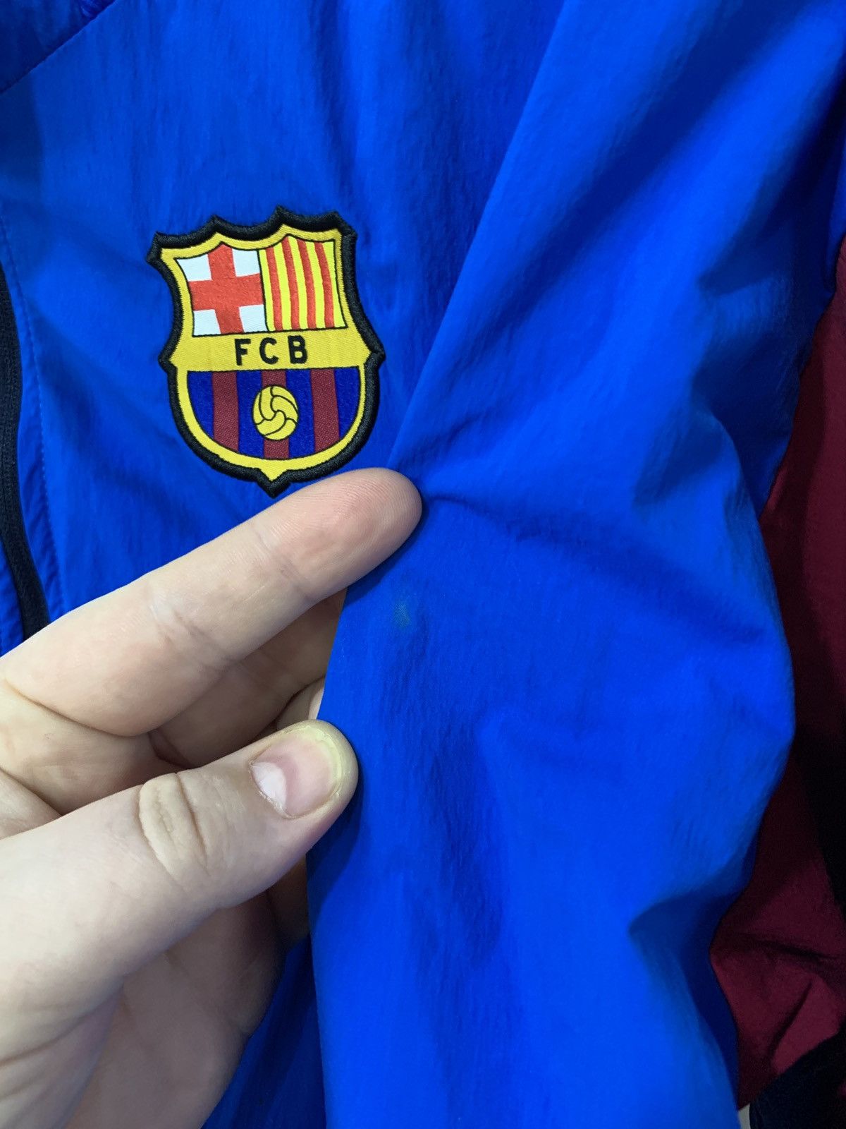 Nike Barcelona Full Zip Football Jacket Nike Soccer Size S Size US S / EU 44-46 / 1 - 8 Thumbnail
