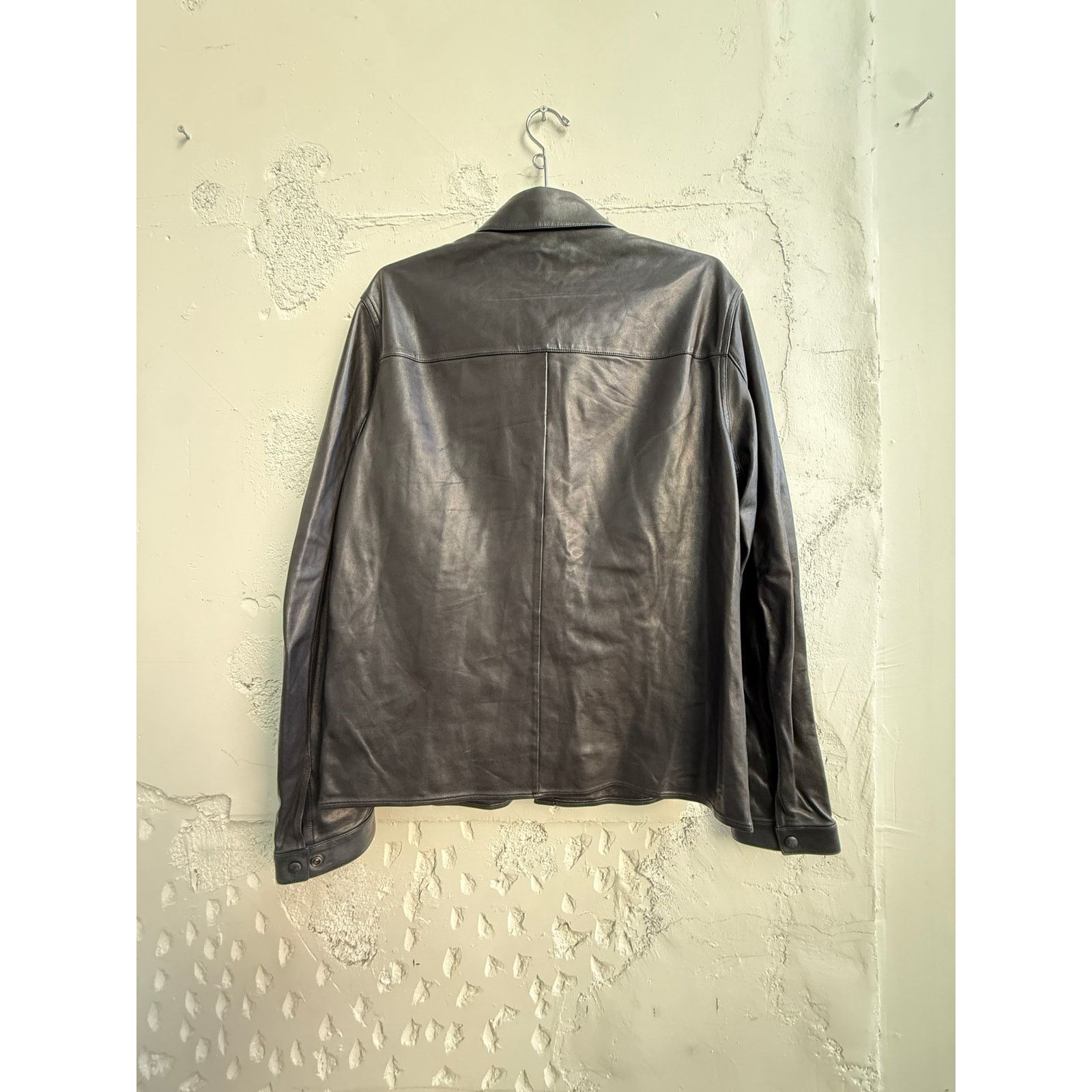 Saint Laurent Paris Saint Laurent Paris Leather Shirt Jacket Size US M / EU 48-50 / 2 - 2 Thumbnail