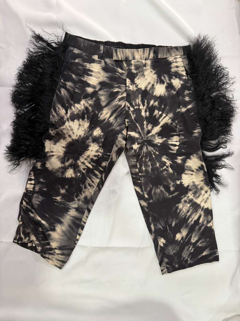 Other Custom-made Pants with Real Mongolian Fur Size US 32 / EU 48 - 4 Thumbnail