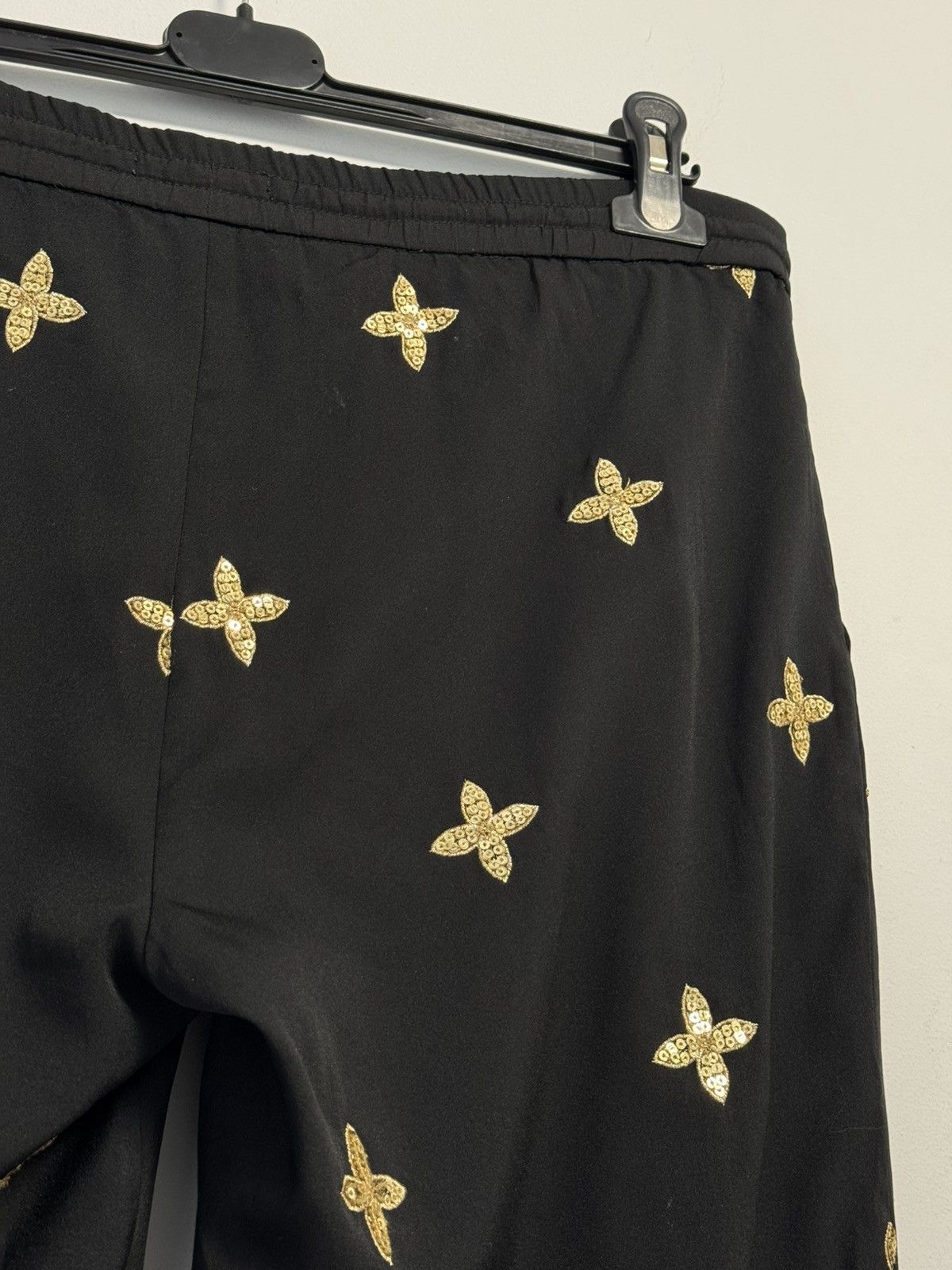 Juicy Couture Juicy Couture Womens Pants Size M Black Crepe Jogger Size 32" / US 10 / IT 46 - 15 Thumbnail