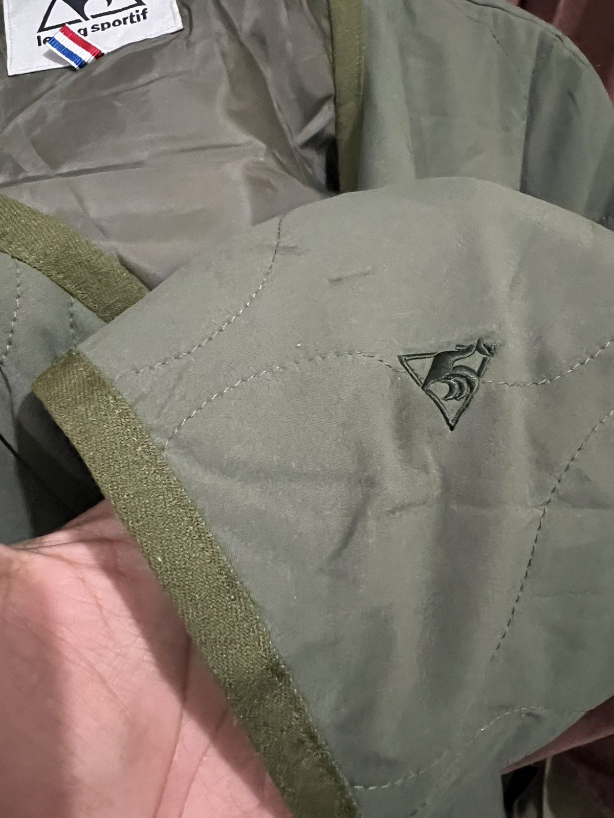 Descente × Le Coq Sportif × Vintage Rare Vintage Le Coq Sportif x Descente Quilted Liner Jacket Size US L / EU 52-54 / 3 - 6 Thumbnail