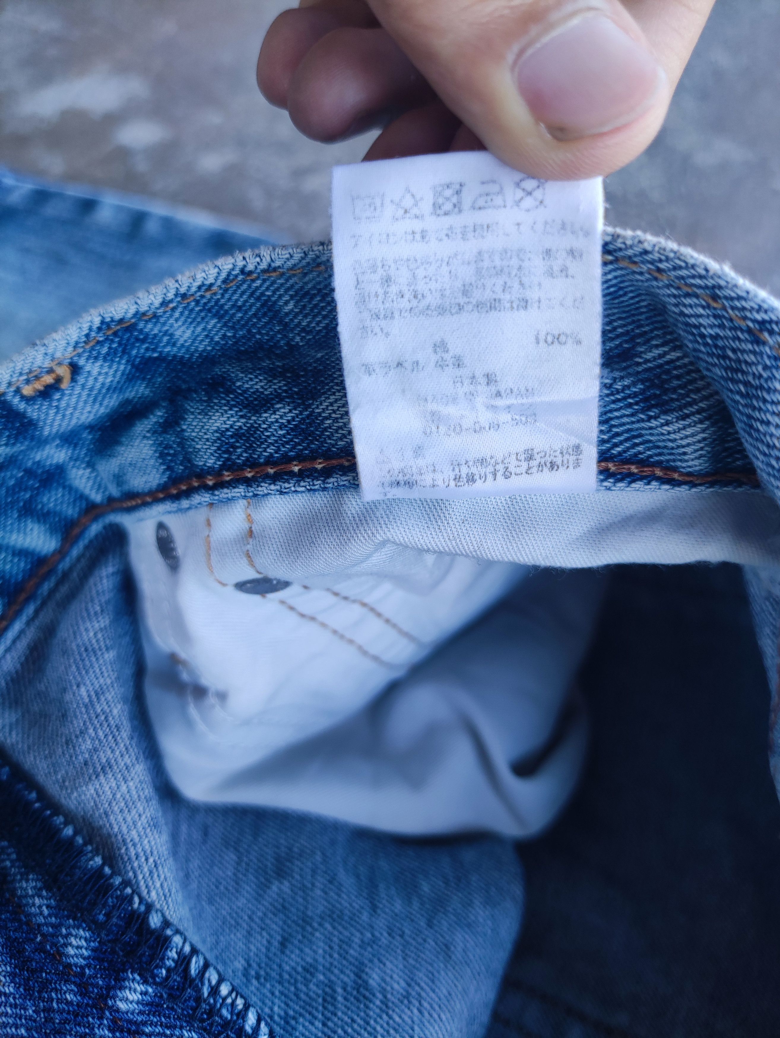 Edwin × Jean × Vintage Vintage Edwin Japan Distressed faded Denim Pants Jeans W30 Size US 30 / EU 46 - 7 Thumbnail
