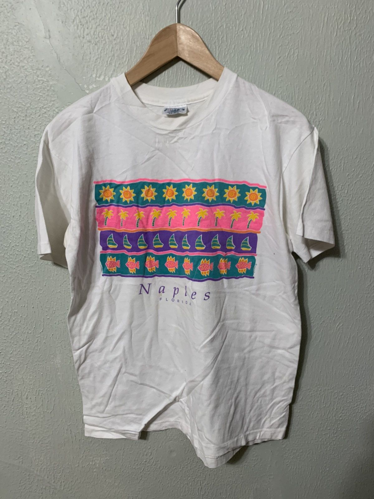Other Vintage Naples Florida Art Tee Size US M / EU 48-50 / 2 - 1 Thumbnail
