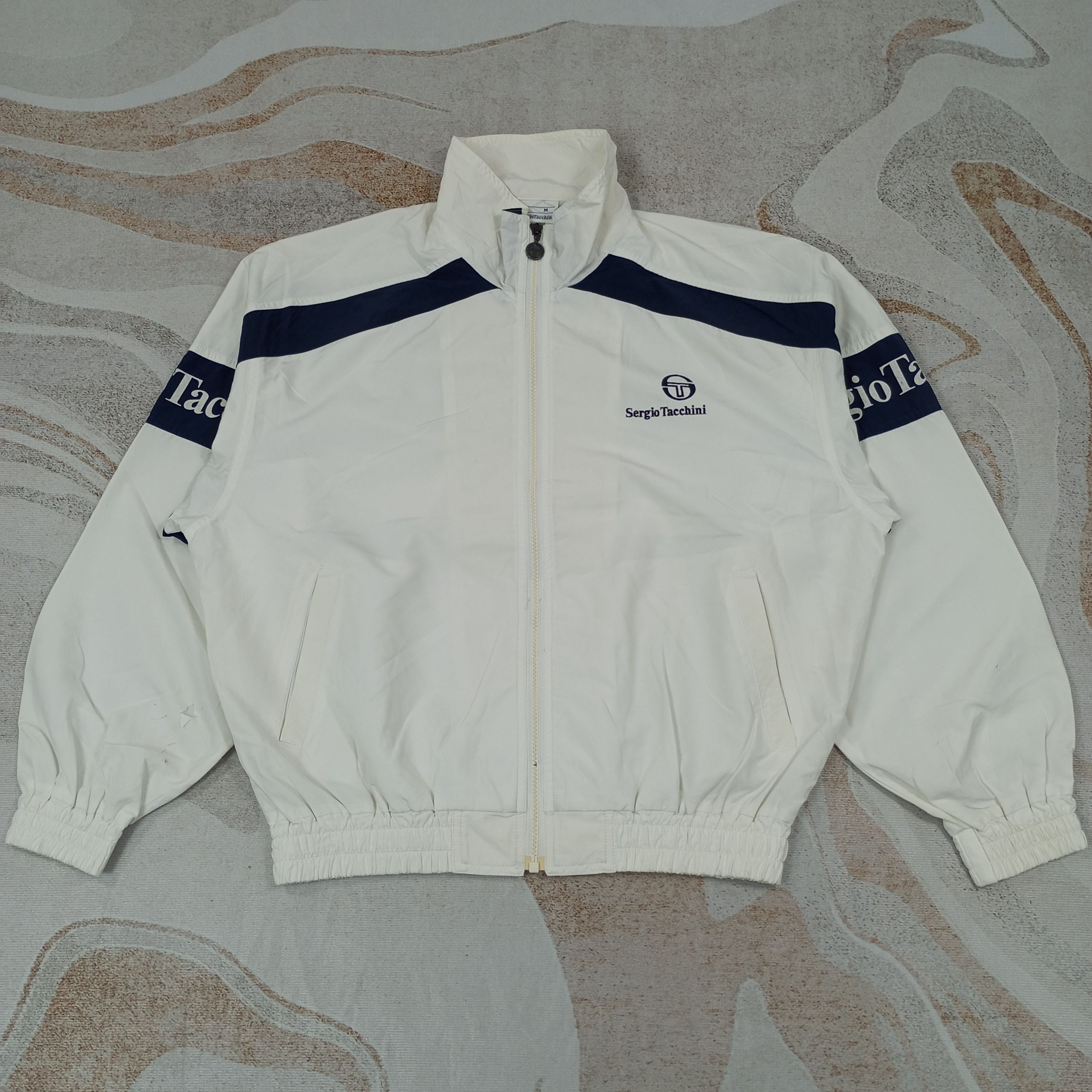 Sergio Tacchini × Vintage Sergio Tacchini Sportswear Jacket c221n27 Size US XL / EU 56 / 4 - 1 Thumbnail