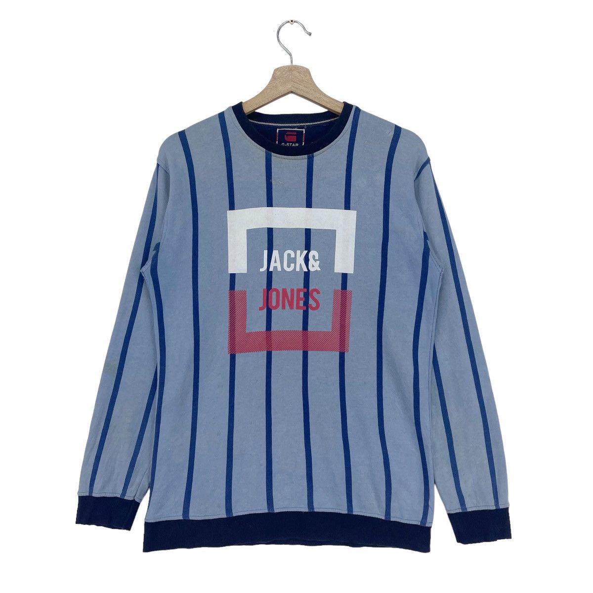 G-Star × Vintage Vintage G Star Jack & Jones Sweatshirt Size US M / EU 48-50 / 2 - 1 Thumbnail