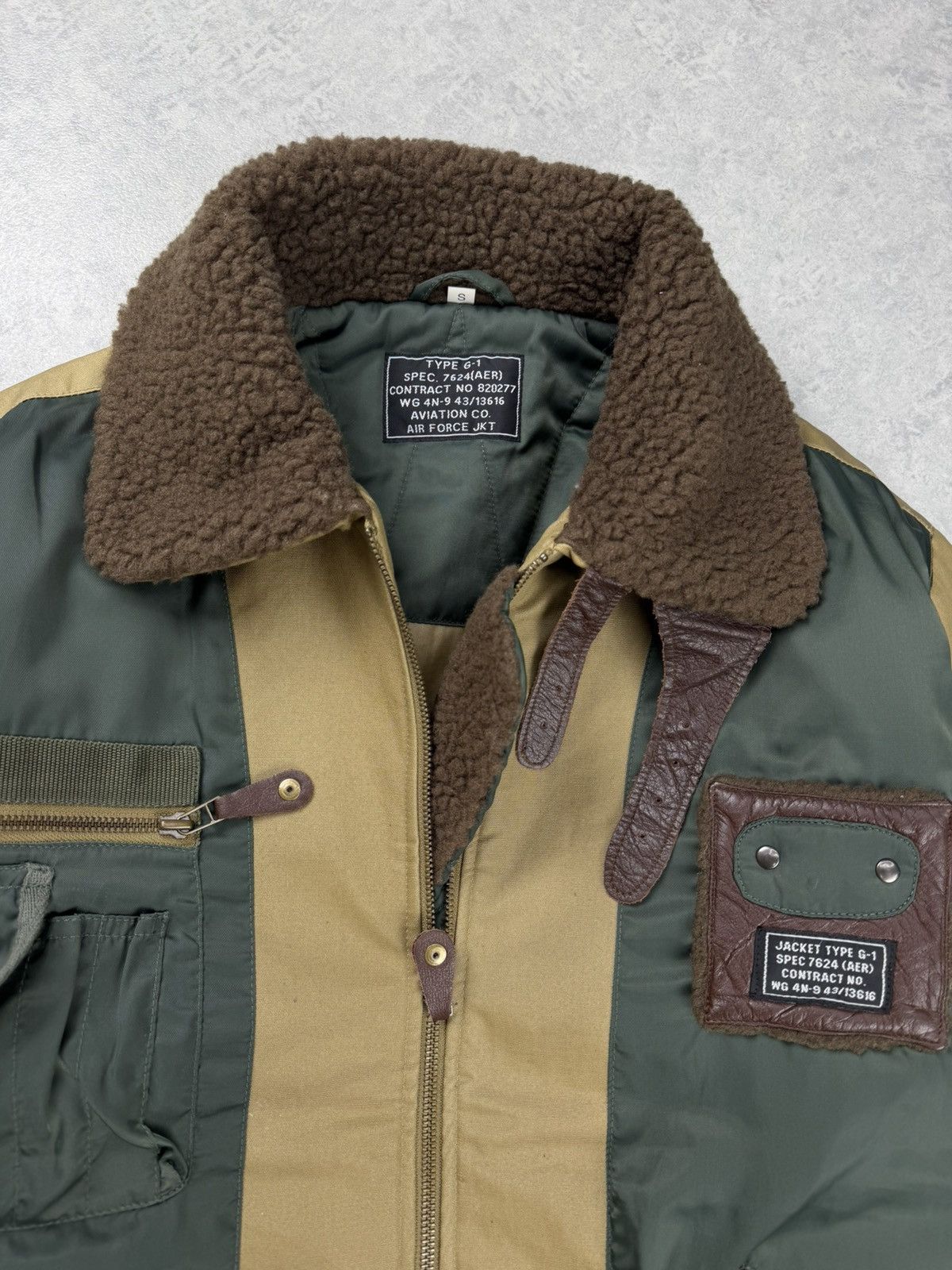 Vintage Vintage G-1 Flight Jacket Sherpa Military Size S Size US S / EU 44-46 / 1 - 6 Thumbnail