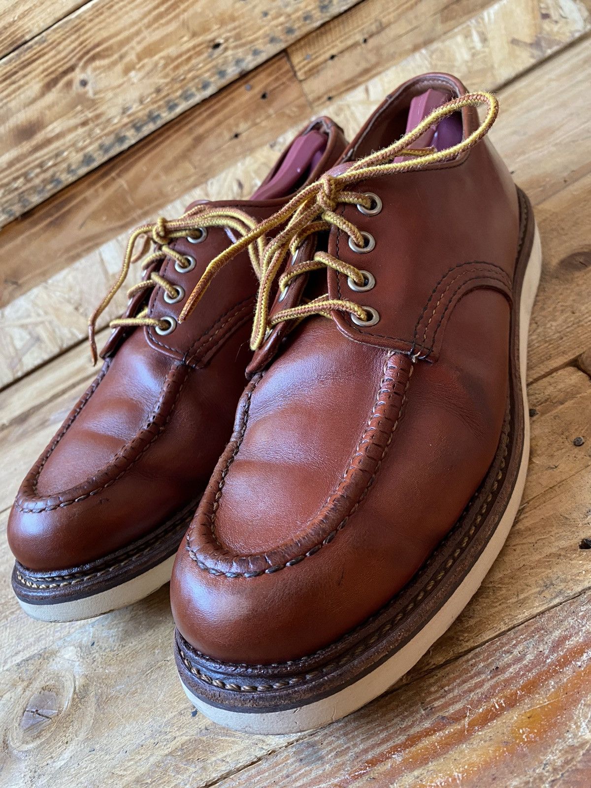 Red Wing Redwing oxford brown casual leather shoes sz 9.5 Size US 9.5 / EU 42-43 - 6 Thumbnail