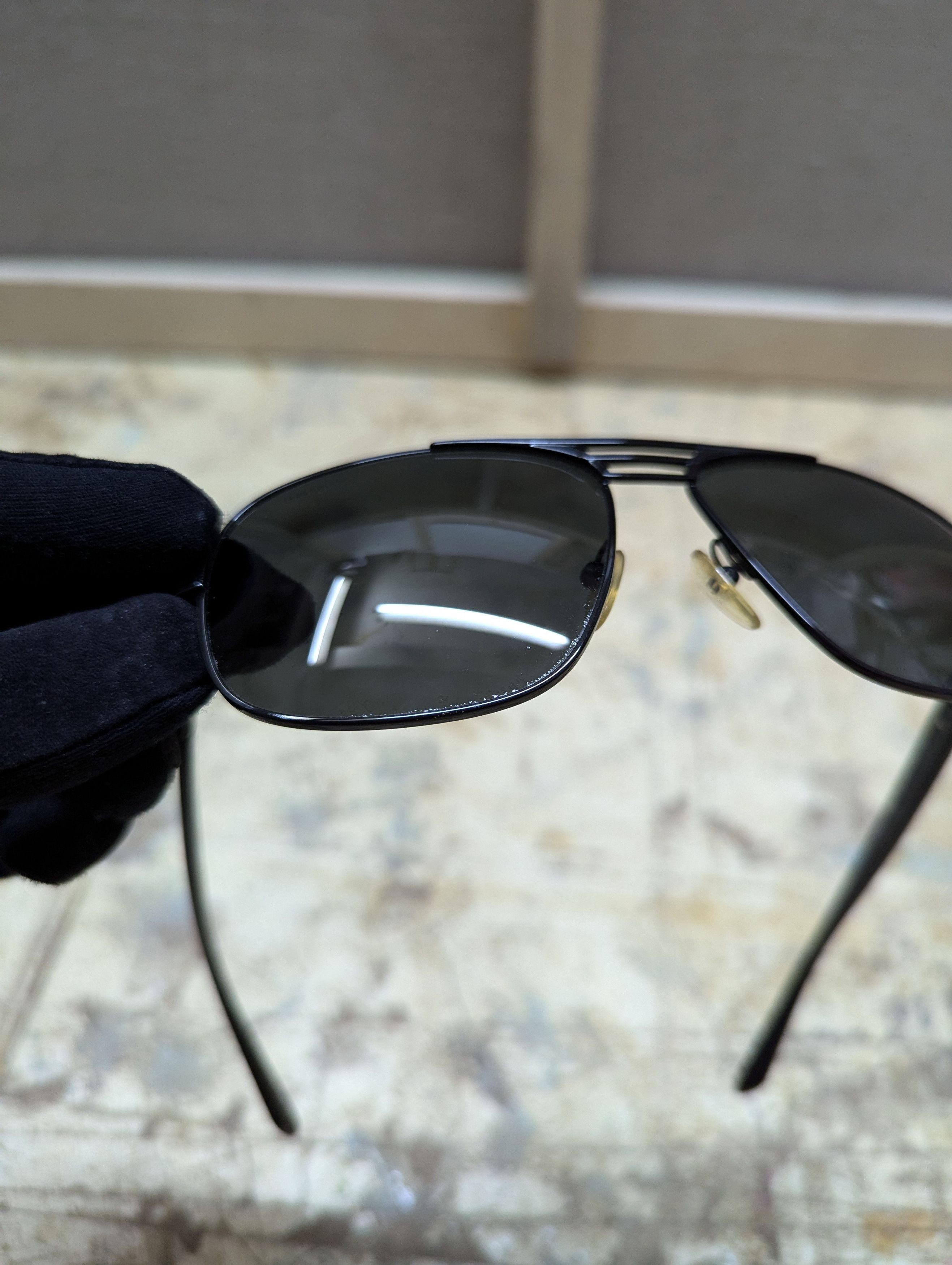 Prada 00s Prada Carbon Pattern Aviator Sunglasses Size ONE SIZE - 8 Thumbnail