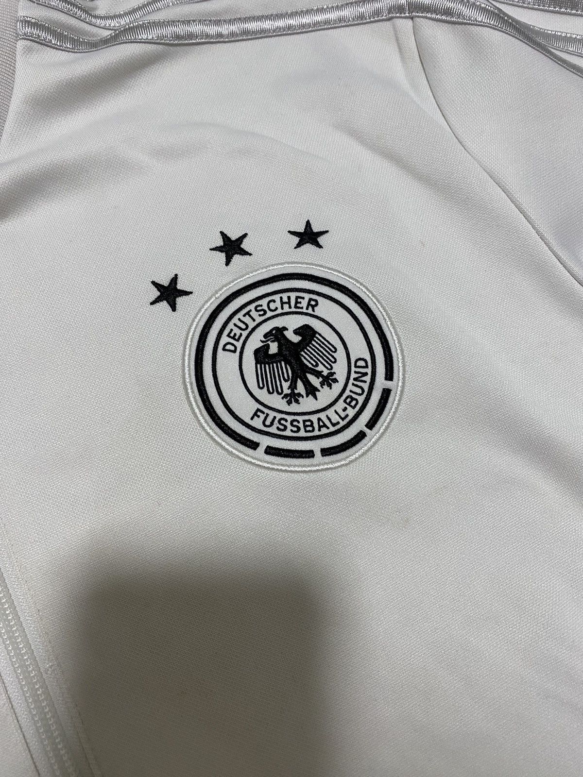 Adidas Vintage Adidas Deutschland Germany Soccer Hoodie Full Zip Size US L / EU 52-54 / 3 - 7 Thumbnail