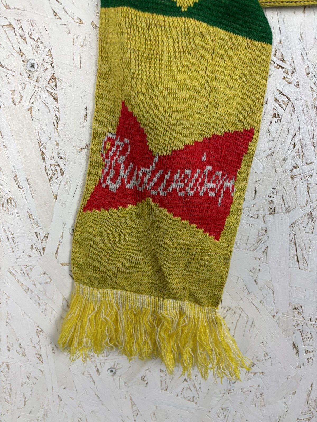 Vintage 00s Vintage Brasil CBF Budweiser Beer Soccer Fanwear Scarf Size ONE SIZE - 2 Thumbnail