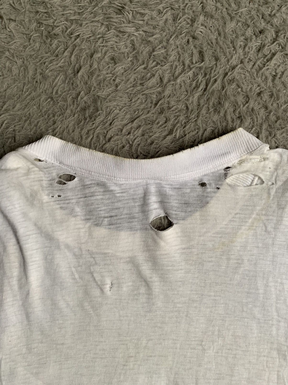 Vintage vintage 80s Thrashed Faded Michelangelo Art Tee Erd Grunge Size US XL / EU 56 / 4 - 4 Thumbnail