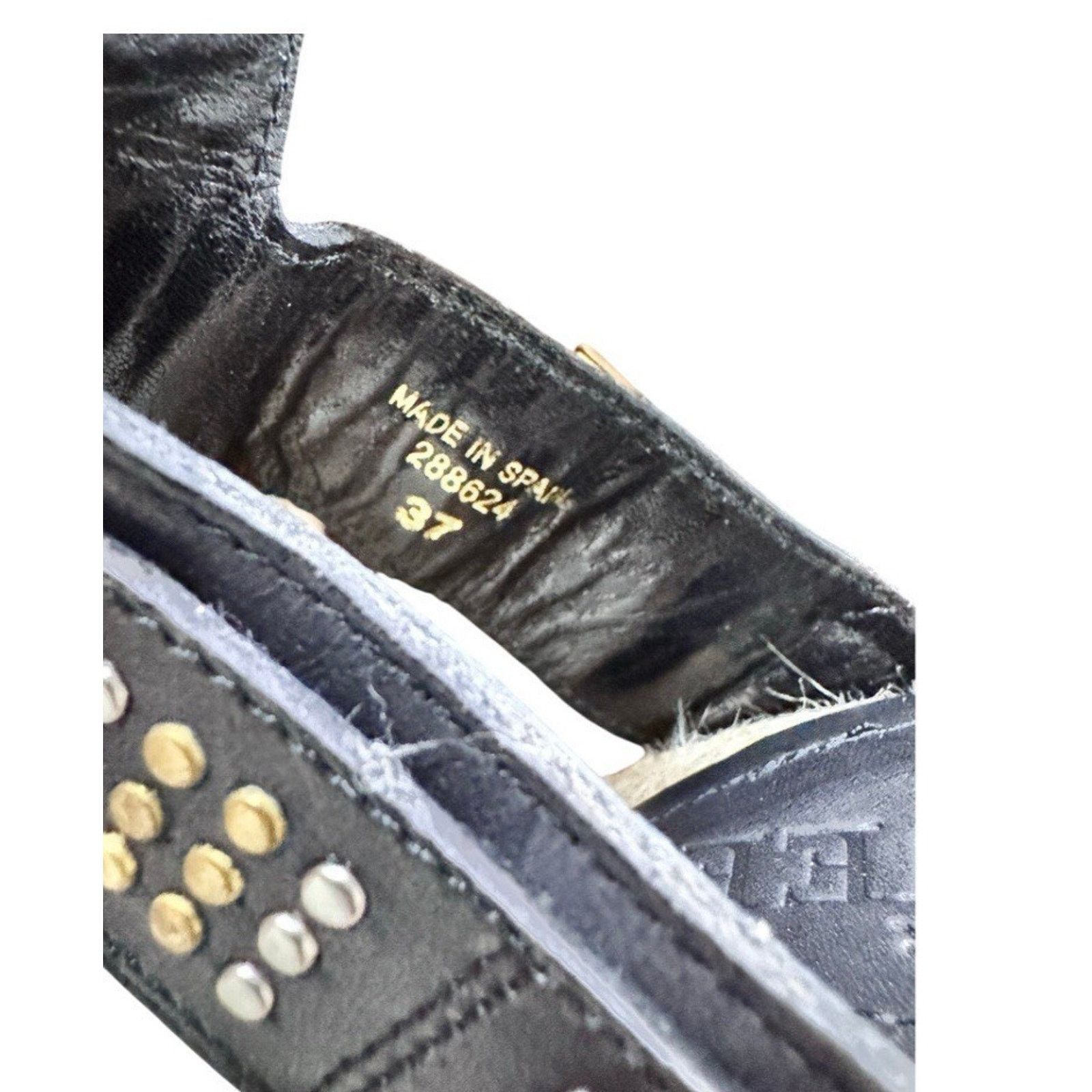 Alexander McQueen ALEXANDER MCQUEEN SANDAL HIGH PLATFORM BLACK LEATHER 37 Size US 7 / IT 37 - 9 Thumbnail