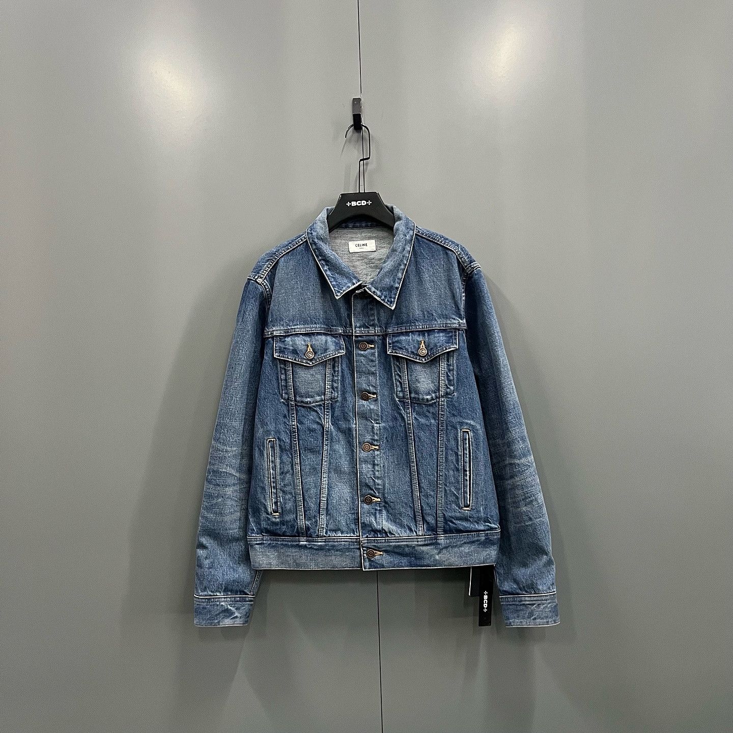 Celine Celine Union Wash Denim Jacket Size L Size L / US 10 / IT 46 - 1 Thumbnail