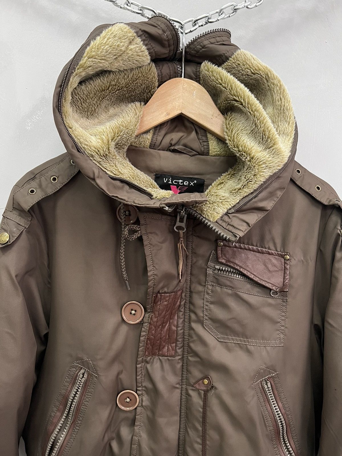 Hysteric Glamour × If Six Was Nine 2000s Avant Garde If Six Was Nine Style Jacket fur Hood 90s Size US S / EU 44-46 / 1 - 11 Thumbnail