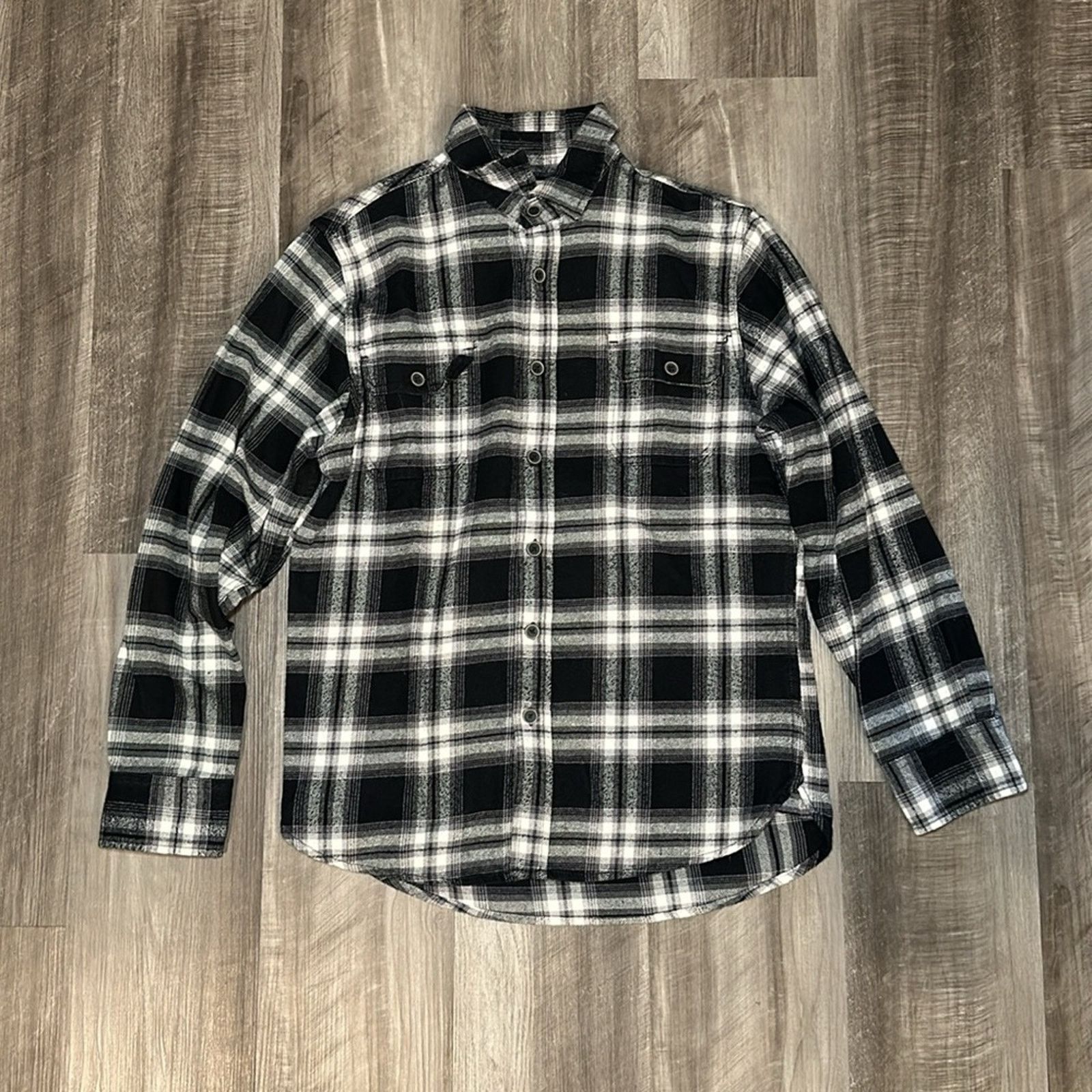 JACHS NY Jachs Heavy Flannel Long Sleeve Button Down - Medium Size US M / EU 48-50 / 2 - 2 Thumbnail