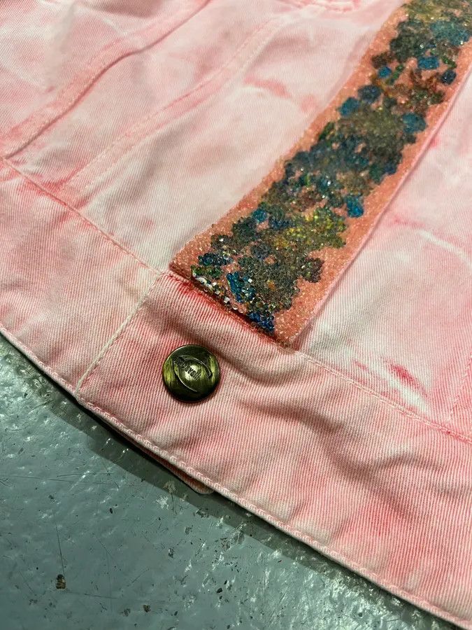 Just Cavalli 2000s Cavalli Pink Embellished Vest Jacket Size M / US 6-8 / IT 42-44 - 3 Thumbnail